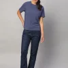 Women Cottonworld Round Neck | Regular Fit^Women's Cotton Bamboo Elastane Regular Fit Tshirt