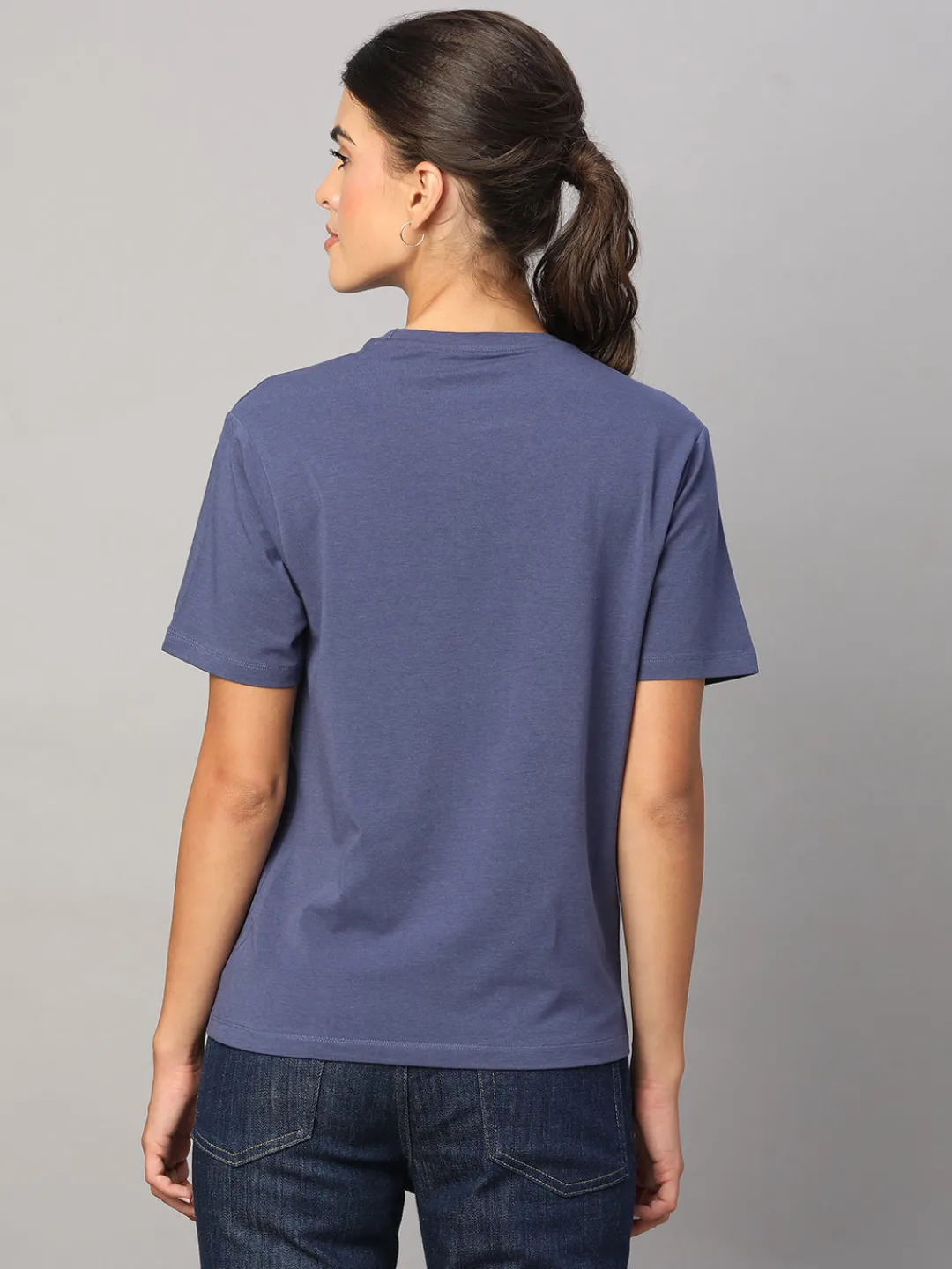 Women Cottonworld Round Neck | Regular Fit^Women's Cotton Bamboo Elastane Regular Fit Tshirt