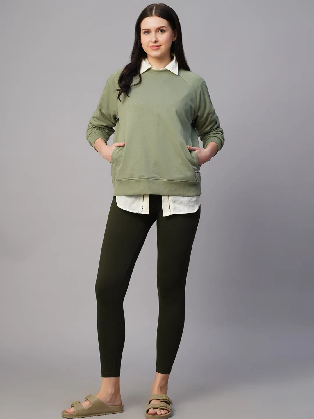 Women Cottonworld Round Neck | Regular Fit^Women's Organic Cotton Regular Fit Sweatshirt