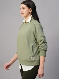 Women Cottonworld Round Neck | Regular Fit^Women's Organic Cotton Regular Fit Sweatshirt