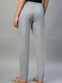 Women Cottonworld Trousers^Women's Cotton Lycra Regular Fit Pant