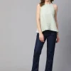 Women Cottonworld Tops & Shirts | Tops & Shirts^Women's Linen Regular Fit Blouse