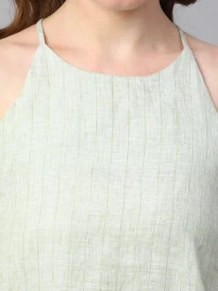 Women Cottonworld Tops & Shirts | Tops & Shirts^Women's Linen Regular Fit Blouse