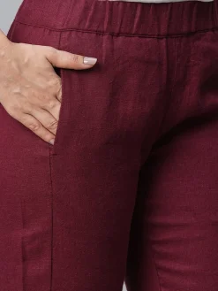Women Cottonworld Pants | Pants^Women's Linen Viscose Jogger Pant
