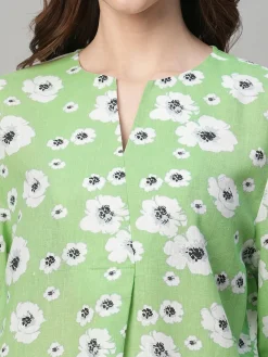Women Cottonworld Tops & Shirts | Tops & Shirts^Women's Cotton Linen Regular Fit Blouse