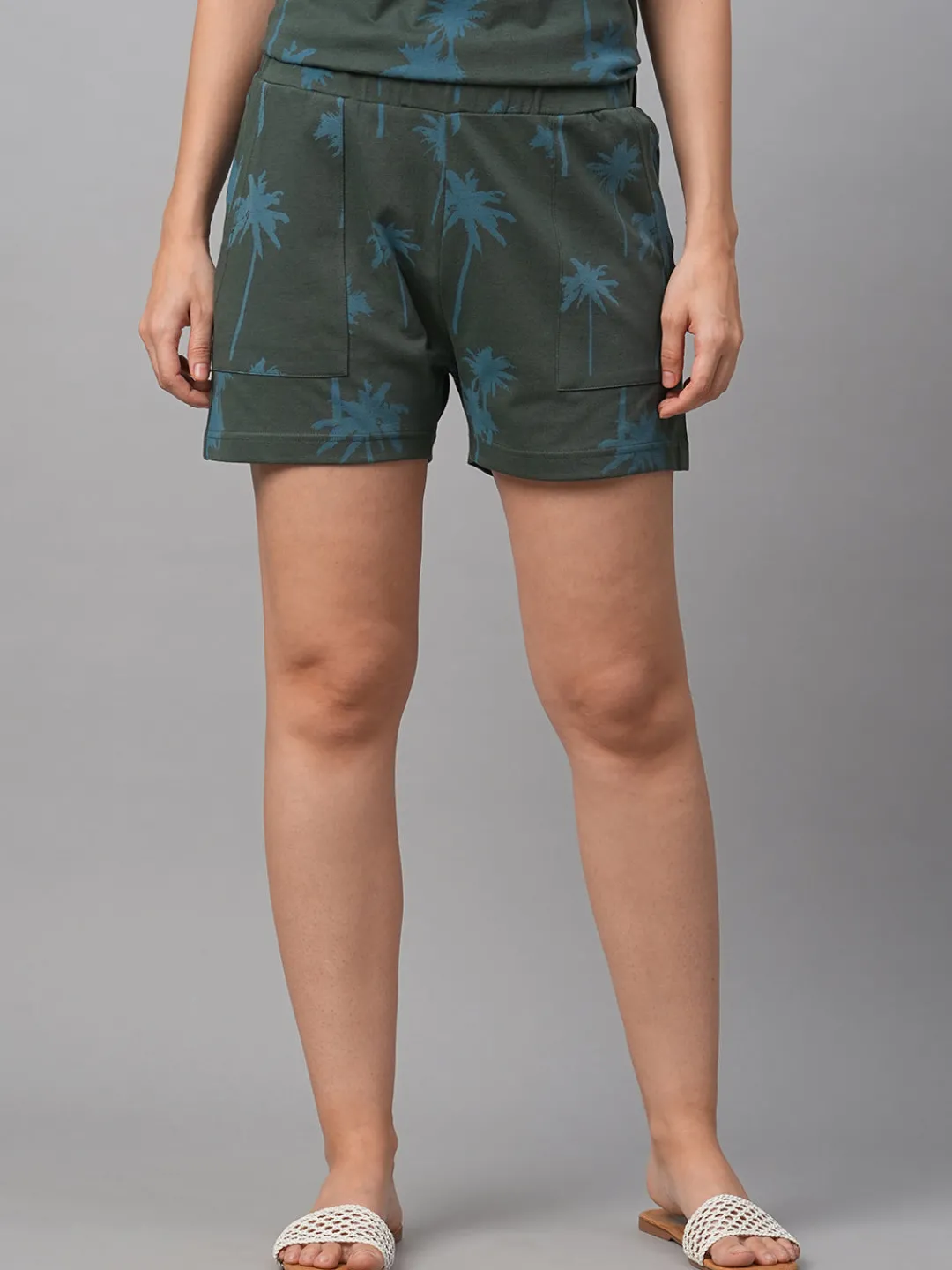 Women Cottonworld Shorts | Womens Co-Ord Sets^Women's Cotton Regular Fit Shorts
