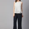 Women Cottonworld Tops & Shirts | Tops & Shirts^Women's Linen Regular Fit Blouse
