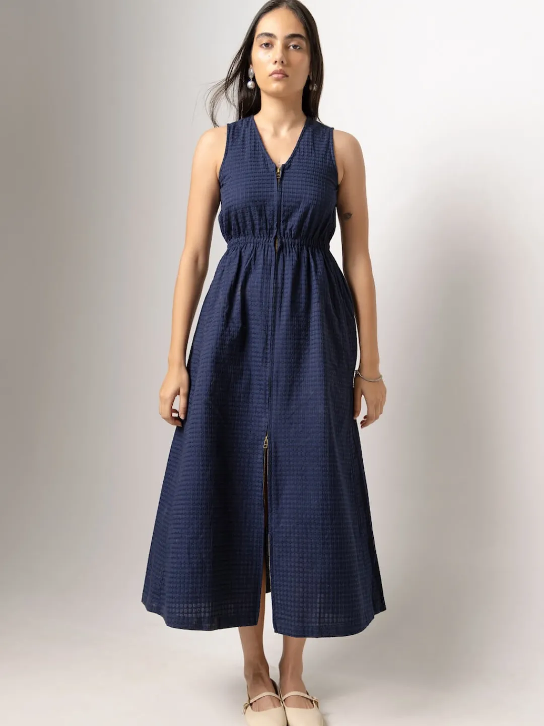 Women Cottonworld Dresses^Women's 100% Cotton Regular Fit Dress