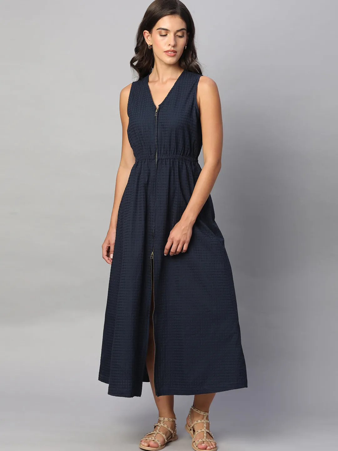 Women Cottonworld Dresses^Women's 100% Cotton Regular Fit Dress