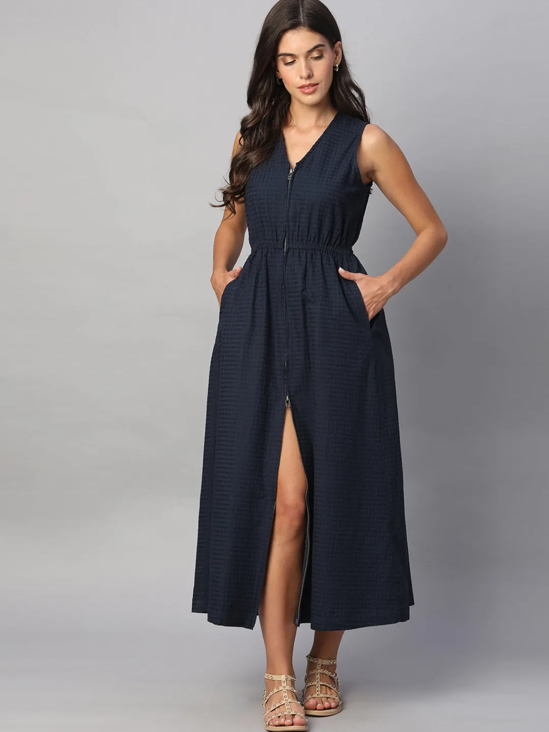 Women Cottonworld Dresses^Women's 100% Cotton Regular Fit Dress