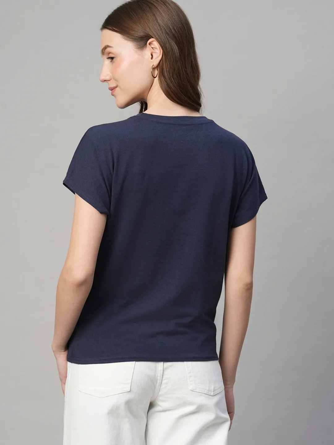 Women Cottonworld Round Neck | Regular Fit^Women's Cotton Bamboo Elastane Regular Fit Tshirt