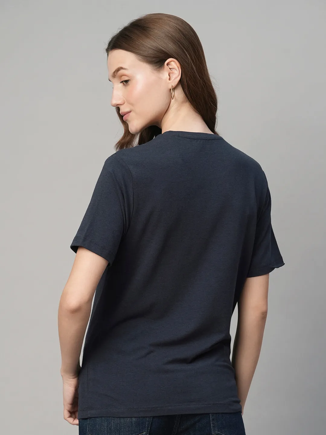 Women Cottonworld Round Neck | Regular Fit^Women's Cotton Bamboo Regular Fit Tshirt