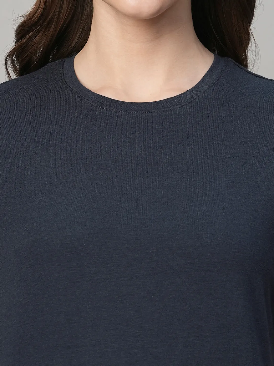 Women Cottonworld Round Neck | Regular Fit^Women's Cotton Bamboo Regular Fit Tshirt
