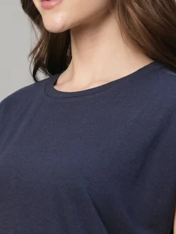 Women Cottonworld Round Neck | Regular Fit^Women's Cotton Bamboo Elastane Regular Fit Tshirt