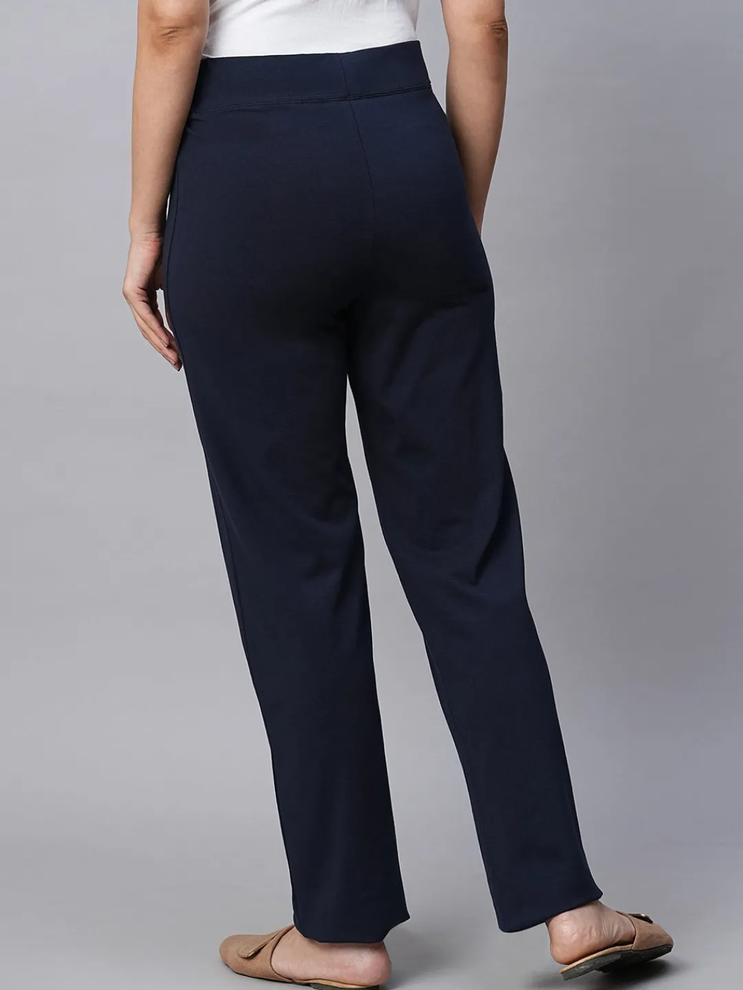 Women Cottonworld Trousers^Women's Cotton Elastane Regular Fit Pant