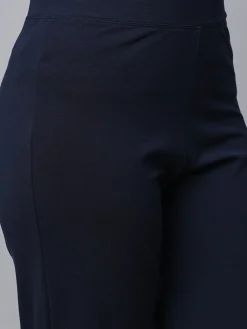 Women Cottonworld Trousers^Women's Cotton Elastane Regular Fit Pant