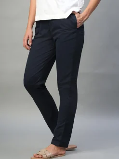 Women Cottonworld Trousers^Women's Cotton Lycra Regular Fit Pant