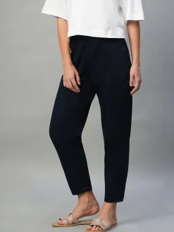Women Cottonworld Trousers^Women's Cotton Lycra Regular Fit Pant
