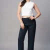 Women Cottonworld Pants | Pants^Women's Linen Regular Fit Pant