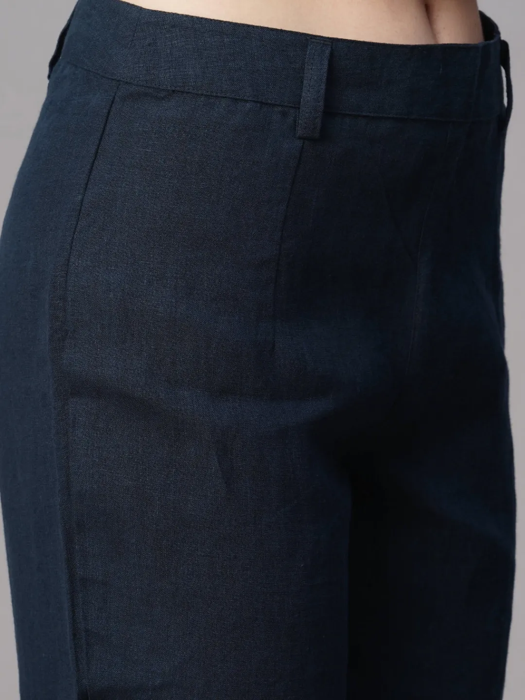 Women Cottonworld Pants | Pants^Women's Linen Regular Fit Pant
