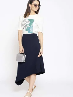Women Cottonworld Skirts^Women's Viscose Elastane Knit Skirt