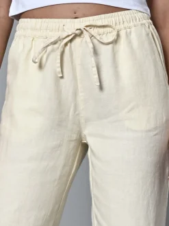 Women Cottonworld Pants | Pants^Women's Linen Regular Fit Pant