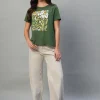 Women Cottonworld Round Neck | Regular Fit^Women's 100% Cotton Regular Fit Tshirt