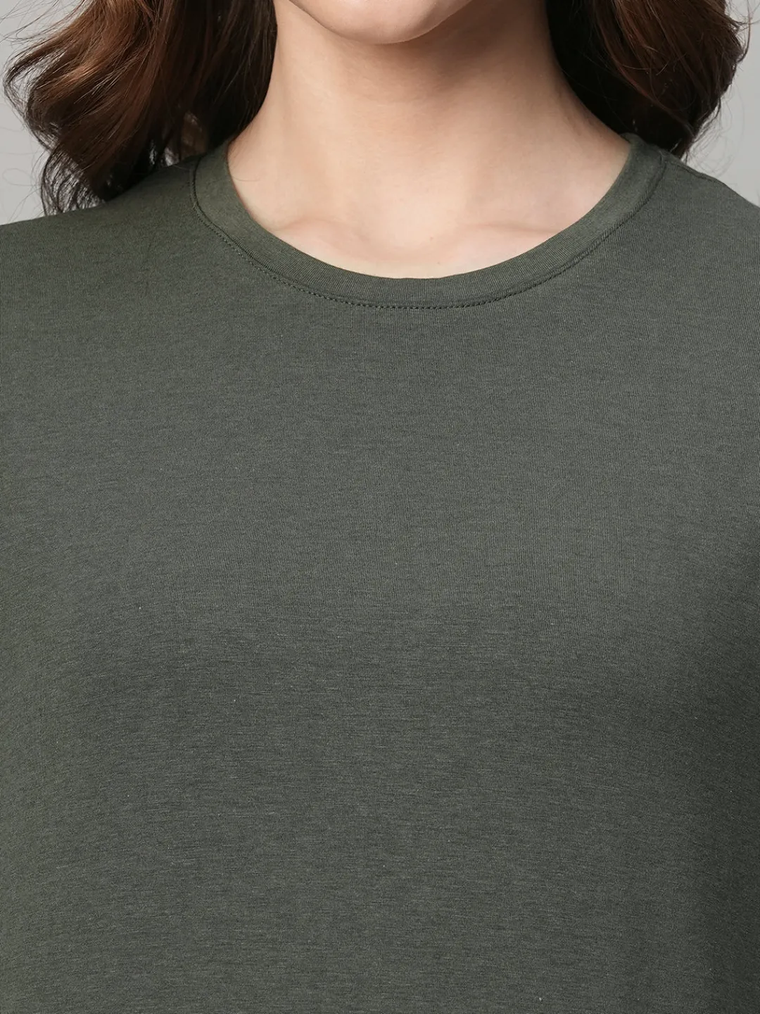 Women Cottonworld Round Neck | Regular Fit^Women's Cotton Bamboo Regular Fit Tshirt