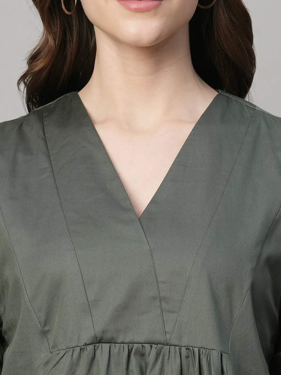 Women Cottonworld Dresses^Women's Cotton Elastane Boxy Fit Dress
