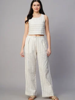 Women Cottonworld Tops & Shirts | Tops & Shirts^Women's Cotton Linen Regular Fit Blouse