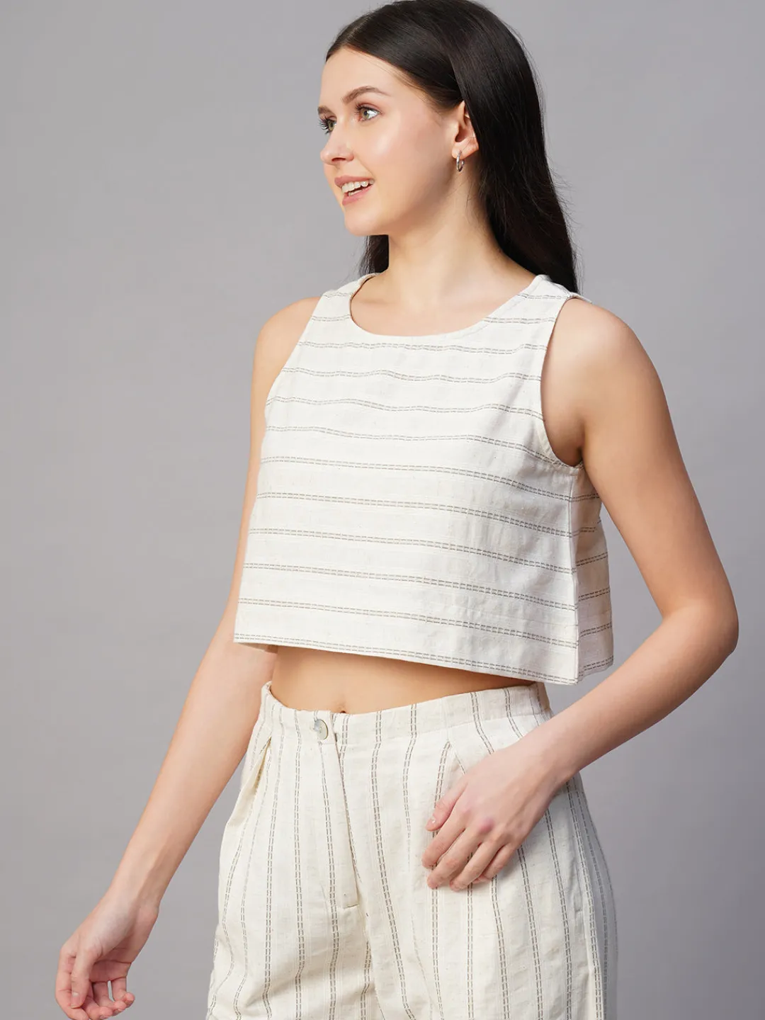Women Cottonworld Tops & Shirts | Tops & Shirts^Women's Cotton Linen Regular Fit Blouse