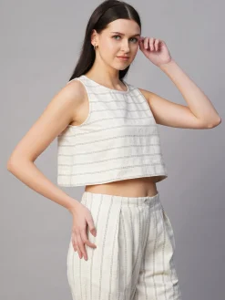 Women Cottonworld Tops & Shirts | Tops & Shirts^Women's Cotton Linen Regular Fit Blouse