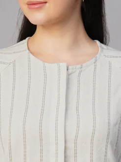 Women Cottonworld Tops & Shirts | Tops & Shirts^Women's Cotton Linen Regular Fit Blouse