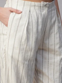 Women Cottonworld Pants | Pants^Women's Cotton Linen Wide Leg Pant