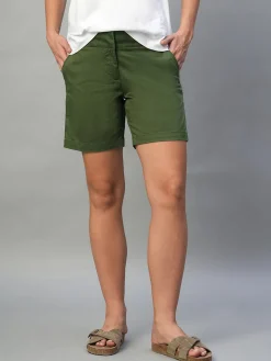 Women Cottonworld Shorts^Women's Cotton Lycra Regular Fit Shorts