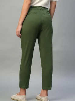 Women Cottonworld Trousers^Women's Cotton Lycra Regular Fit Pant
