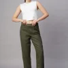Women Cottonworld Pants | Pants^Women's Linen Regular Fit Pant