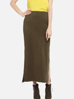 Women Cottonworld Skirts^Women's Viscose Elastane Skirt