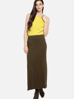 Women Cottonworld Skirts^Women's Viscose Elastane Skirt