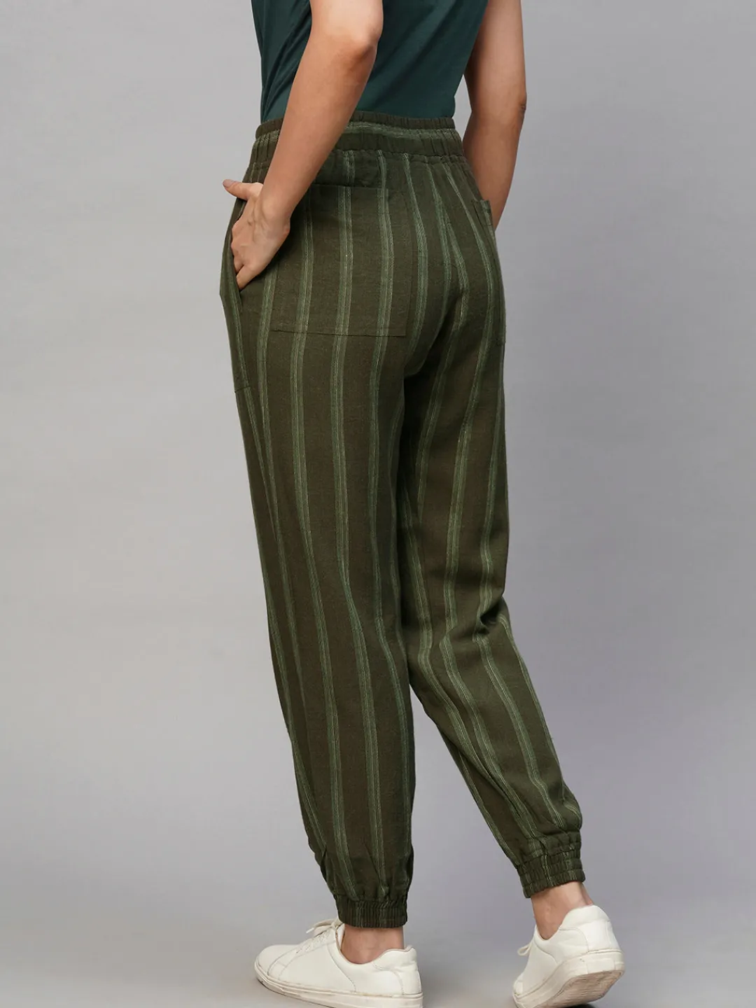 Women Cottonworld Pants | Pants^Women's Viscose Linen Regular Fit Pant