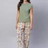 Women Cottonworld Loungewear^Women's 100% Viscose Regular Fit Pyjama