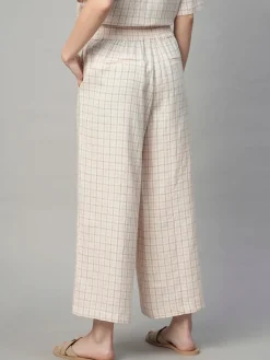 Women Cottonworld Culottes | Womens Co-Ord Sets^Women's Cotton Linen Regular Fit Culotte