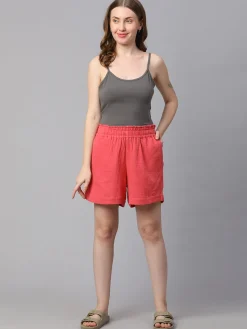 Women Cottonworld Shorts^Women's Cotton Regular Fit Shorts