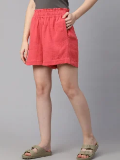 Women Cottonworld Shorts^Women's Cotton Regular Fit Shorts