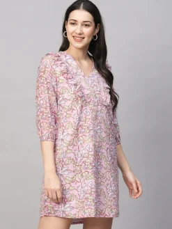 Women Cottonworld Dresses^Women's Cotton Regular Fit Dress