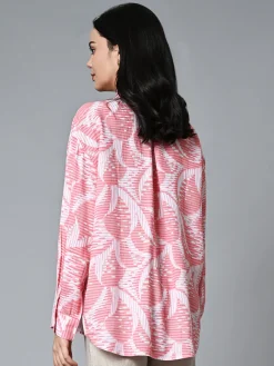 Women Cottonworld Tops & Shirts | Tops & Shirts^Women's Lyocell Linen Boxy Fit Blouse