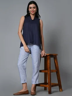Women Cottonworld Tops & Shirts | Tops & Shirts^Women's Linen Regular Fit Blouse