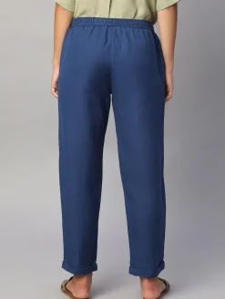Women Cottonworld Pants | Pants^Women's Linen Cotton Regular Fit Pant
