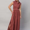 Women Cottonworld Dresses^Women's 100% Cotton Regular Fit Dress