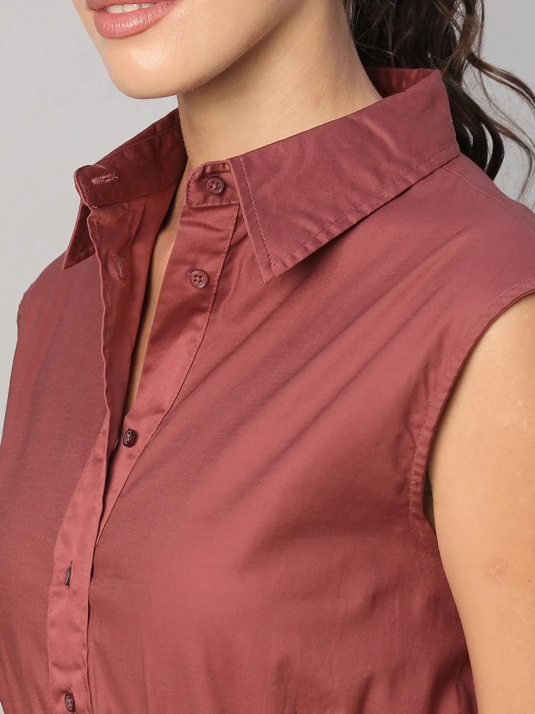 Women Cottonworld Dresses^Women's 100% Cotton Regular Fit Dress